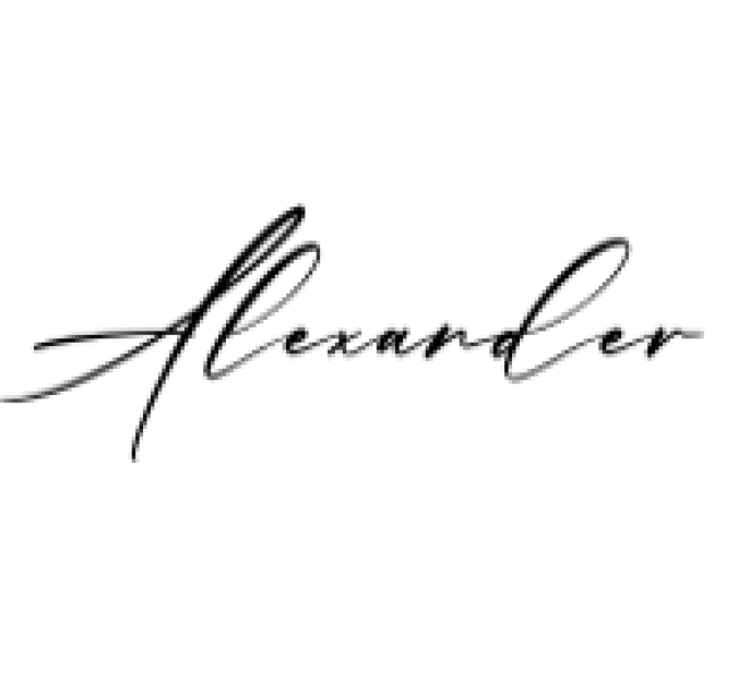 Alexander Font Preview
