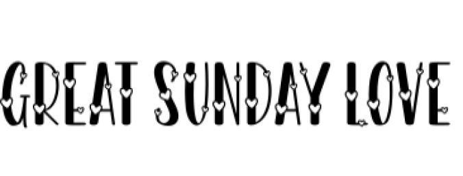 Great Sunday Font Preview