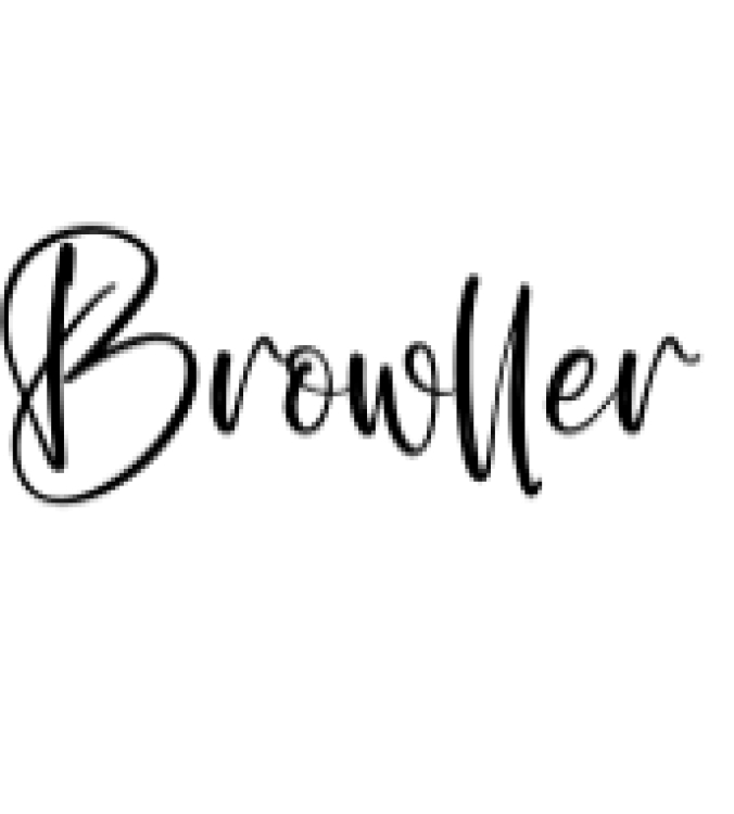 Browller Font Preview