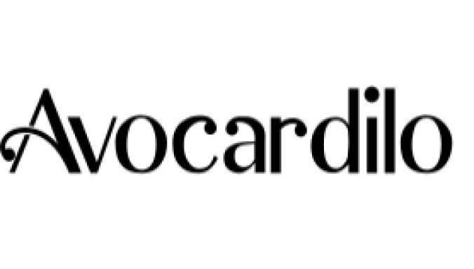 Avocardilo Font Preview