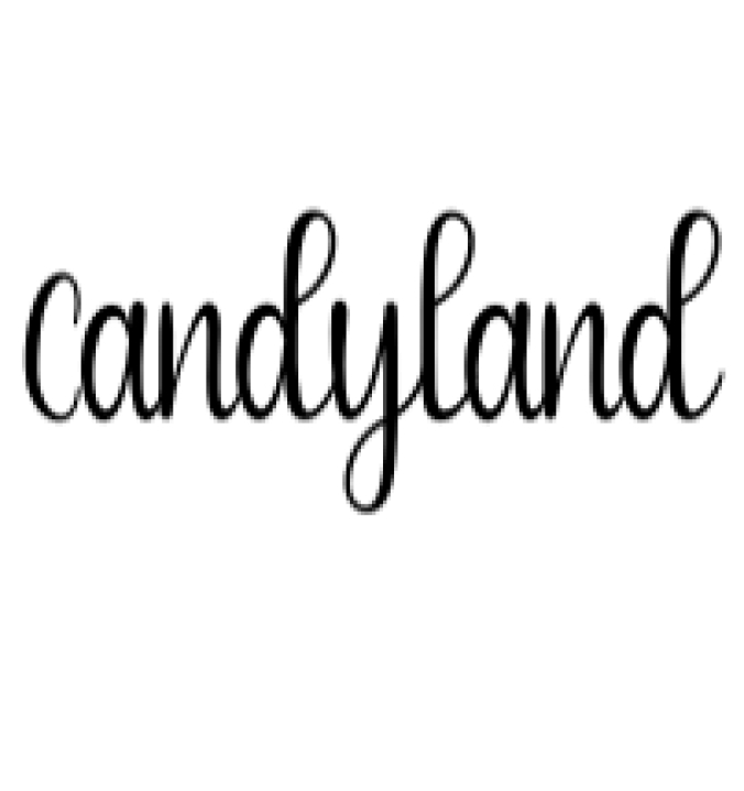Candyland Font Preview