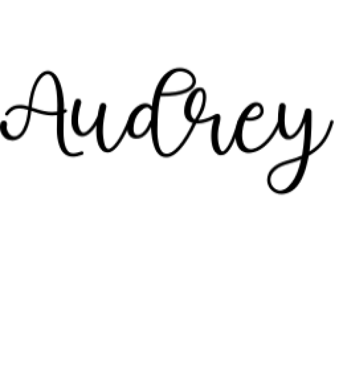 Audrey Font Preview