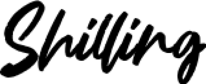 Shilling Font Preview