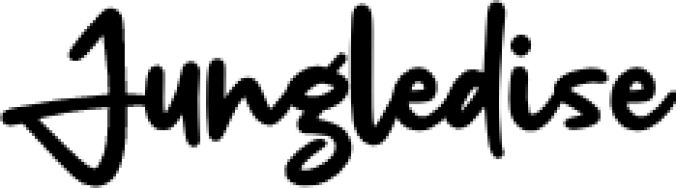 Jungledise Font Preview