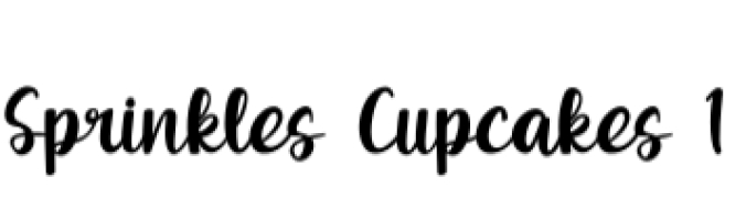 Sprinkles Cupcakes Font Preview