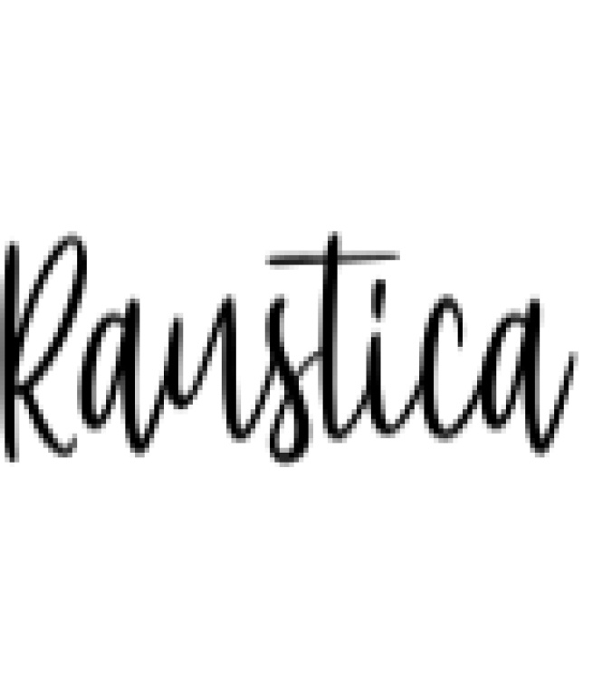 Raustica Font Preview