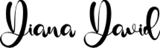Diana David Font Preview