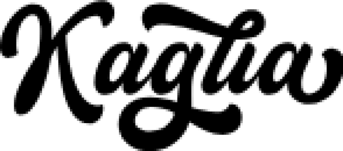 Kaglia Font Preview