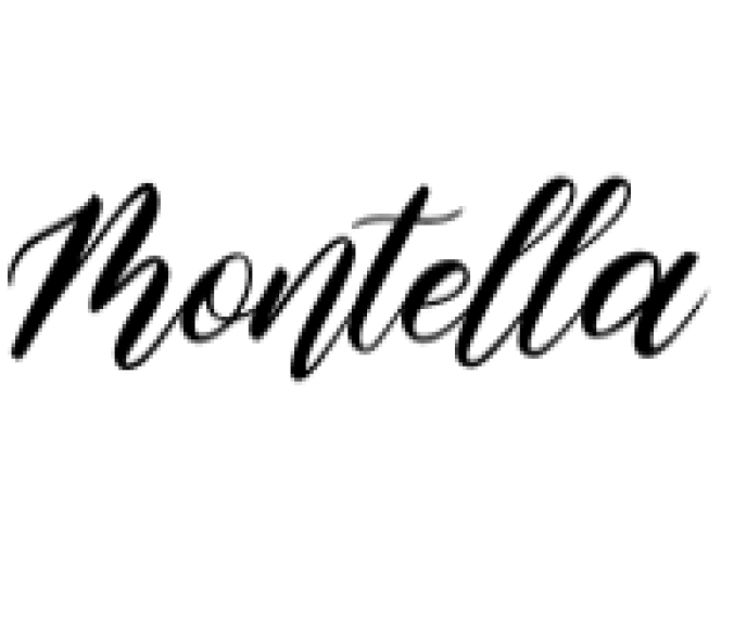 Montella Font Preview