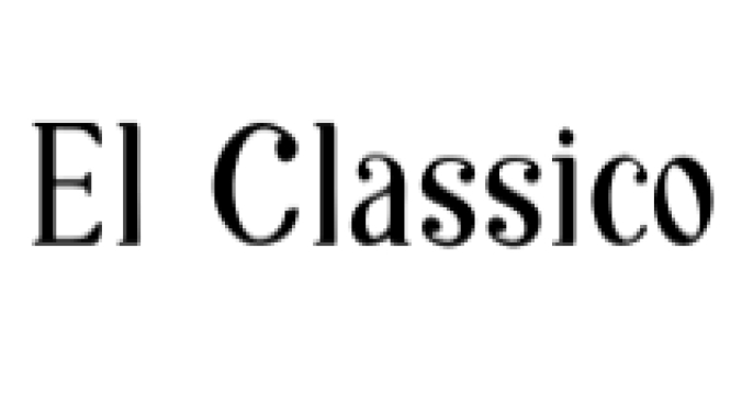 El Classico Font Preview