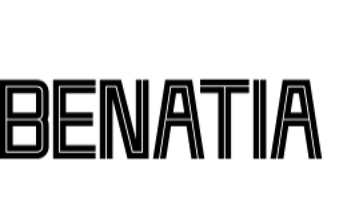 Benatia Font Preview