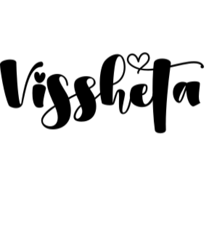 Vissheta Font Preview