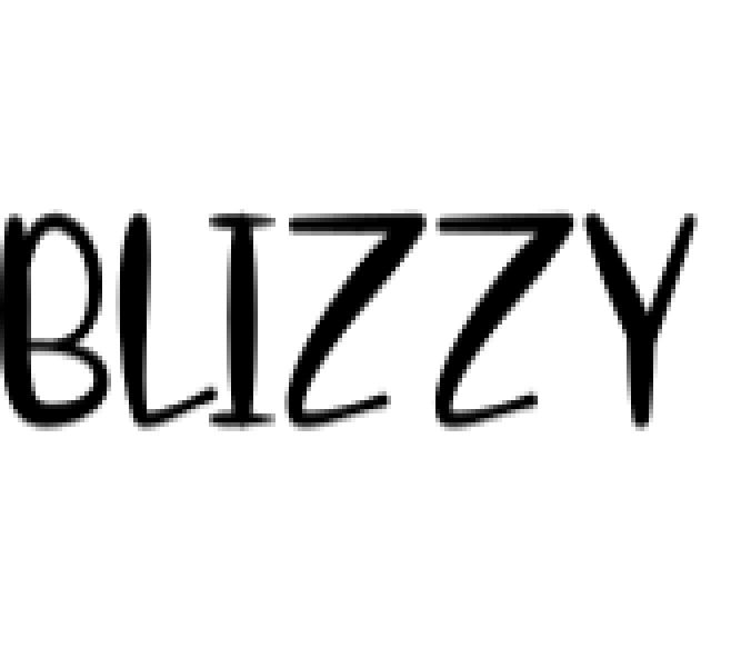 Blizzy Font Preview
