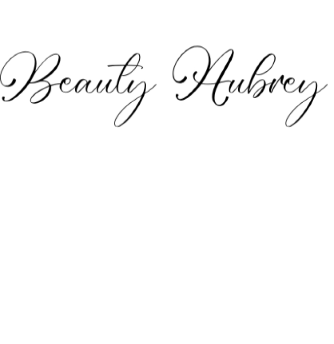 Beauty Aubrey Font Preview