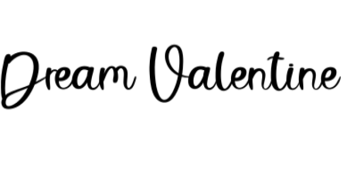 Dream Valentine Font Preview