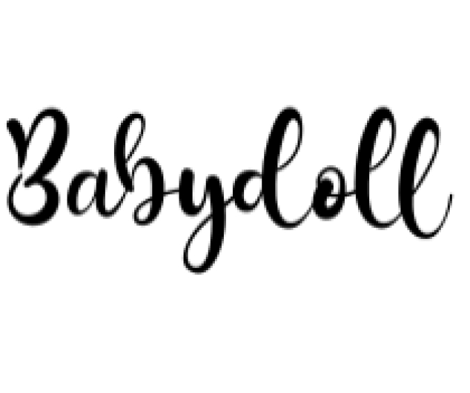 Babydoll Font Preview
