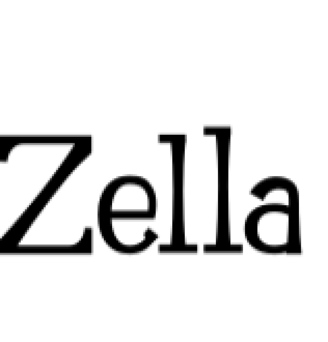 Zella Font Preview