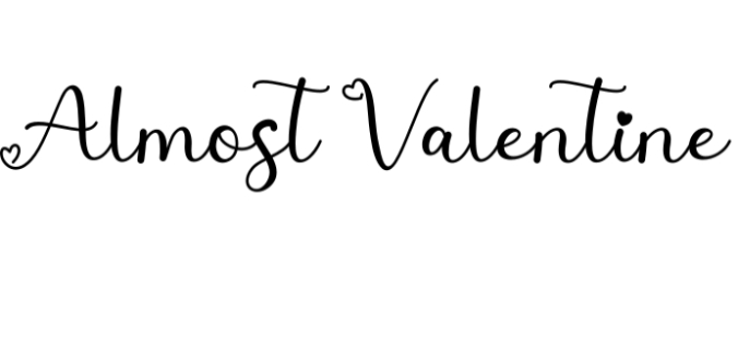 Almost Valentine Font Preview