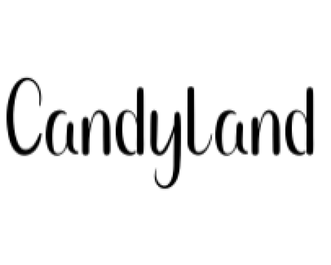 Candyland Font Preview