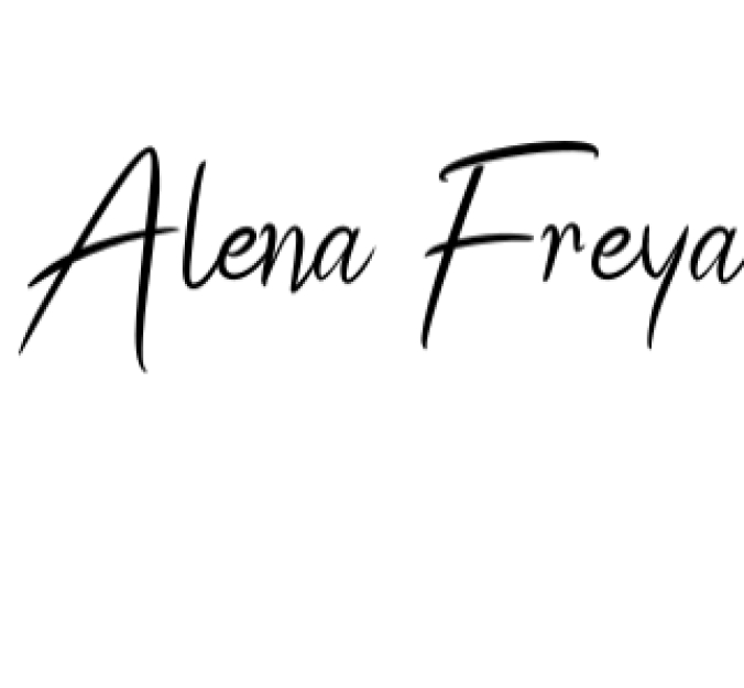 Alena Freya Font Preview