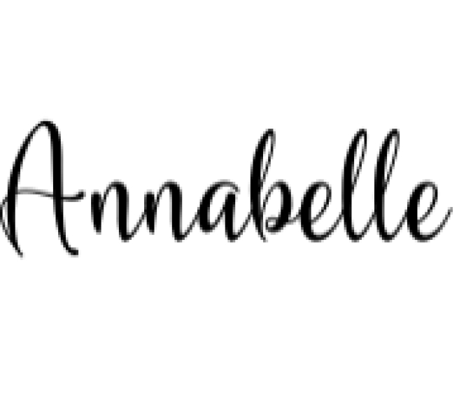 Anabelle Script Font Preview
