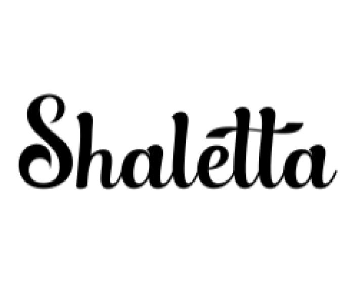 Shaletta Font Preview