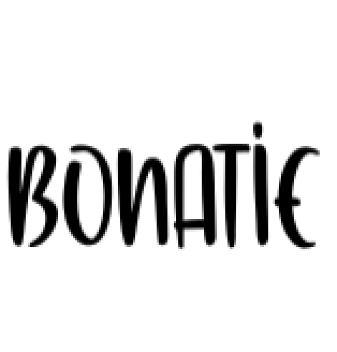 Bonatie Font Preview