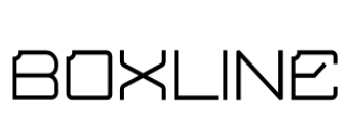 Boxline Font Preview
