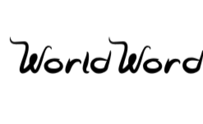 World Word Font Preview