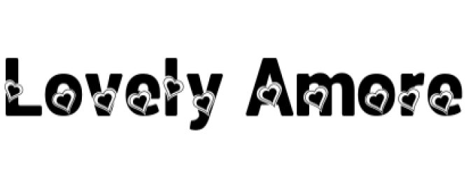 Lovely Amore Font Preview