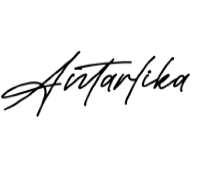 Antarlika Font Preview