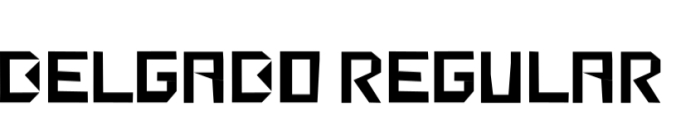 Delgado Font Preview