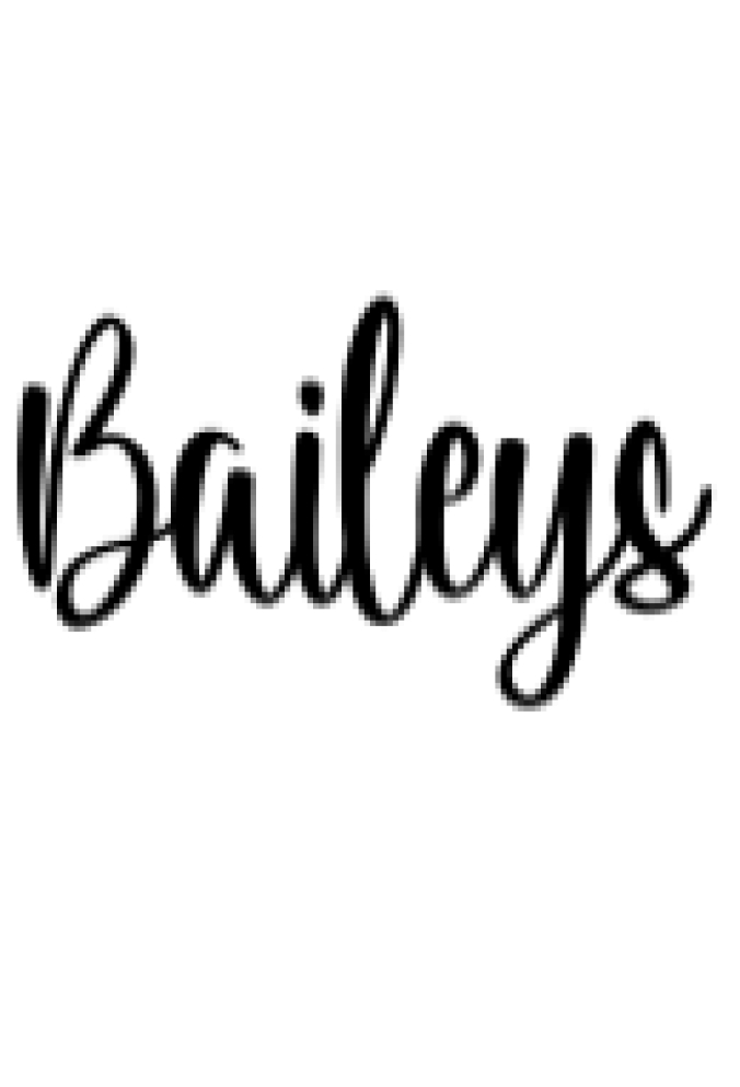 Baileys Font Preview