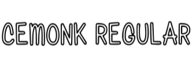 Cemonk Font Preview