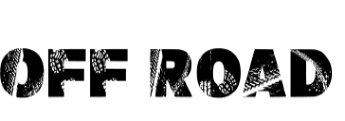 Off Road Font Preview