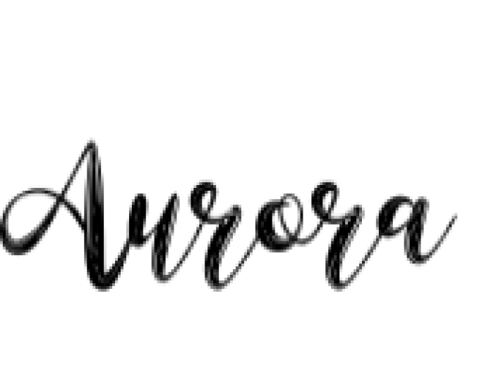 Aurora Font Preview