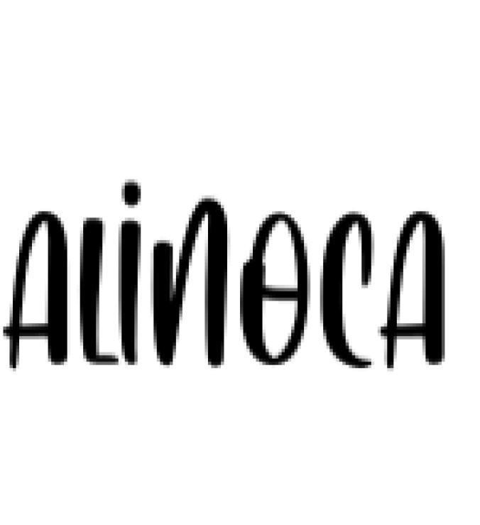 Alinoca Font Preview