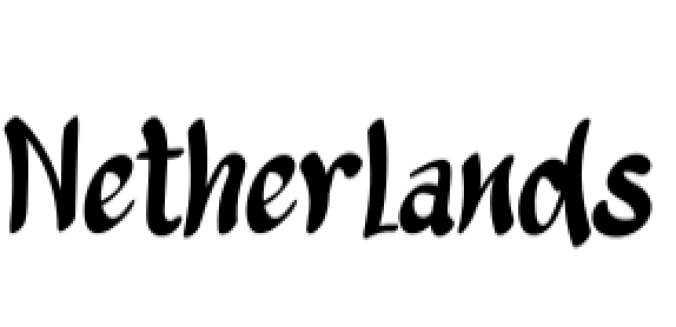 Netherlands Font Preview