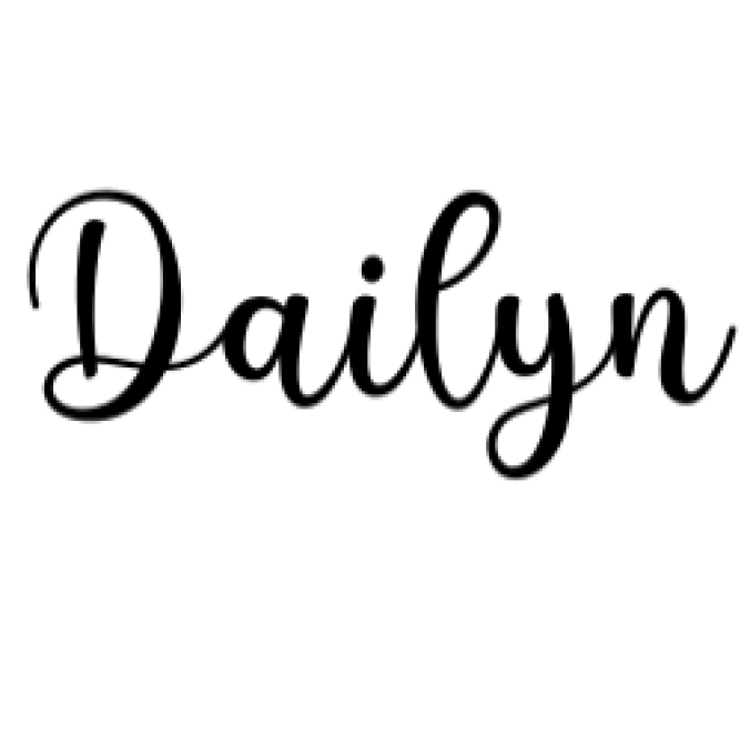 Dailyn Font Preview