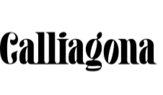 Calliagona Font Preview