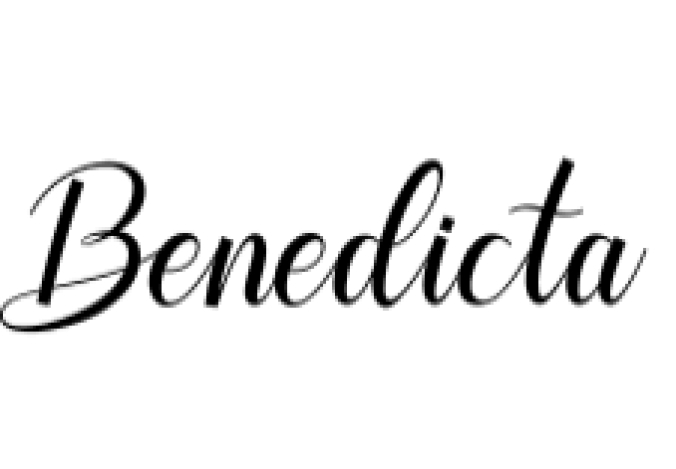 Benedicta Font Preview