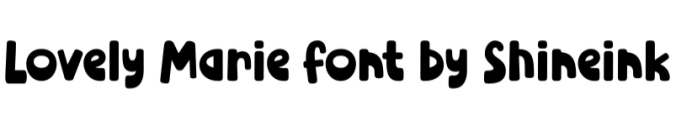 Lovely Marie Font Preview