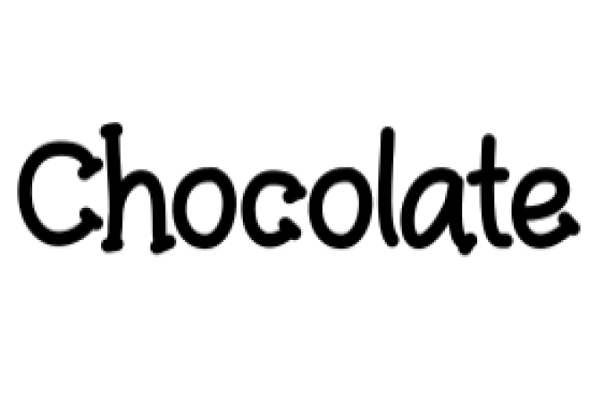 Chocolate Font Preview