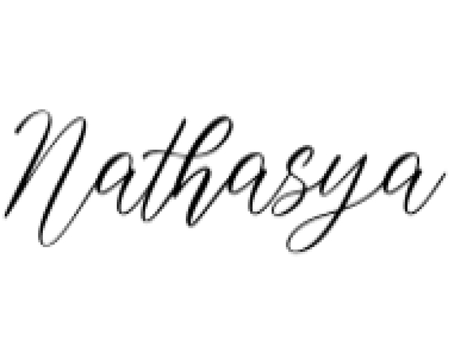 Nathasya Font Preview