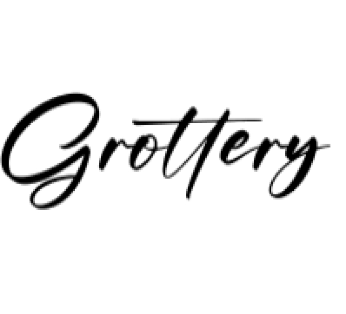 Grottery Font Preview