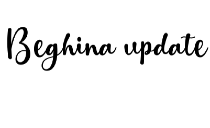 Belghina Font Preview