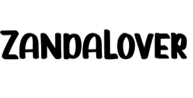 Zanda Lover Font Preview