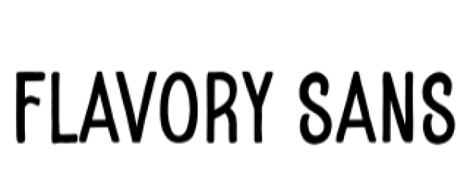 Flavory Font Preview