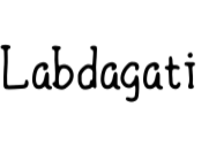 Labdagati Font Preview