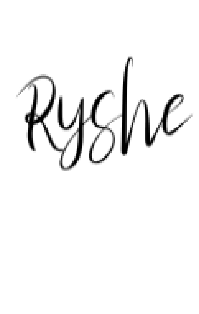 Ryshe Font Preview